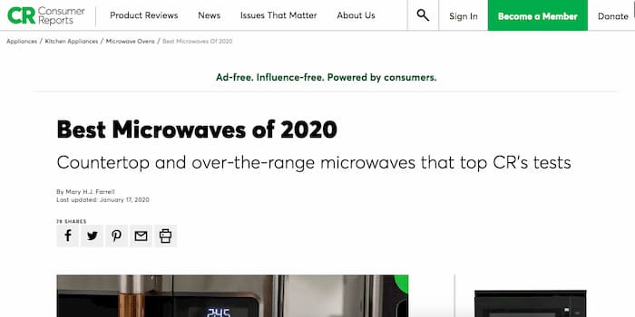 Example of analyzing the top search result to cover all topics
