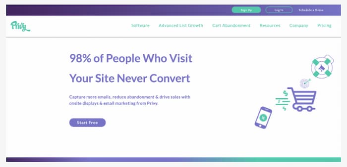 Example of headline that addresses pain points to increase landing page conversions