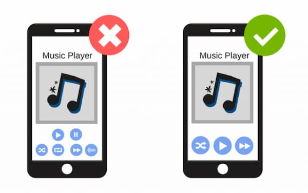 Example of a better mobile UX format