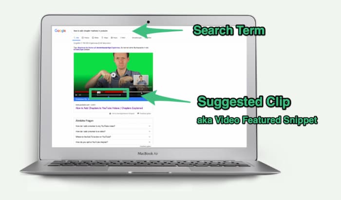 Video featured snippet is one of the growing video content marketing trends for 2021